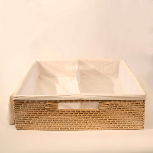 Wicker Under Bed Storage Large with Wheels - 3 colours! - Coastal Villa Homeware